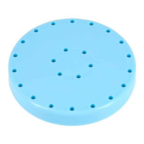 Bur Block Magnetic Plastic 24 Hole Teal Ea