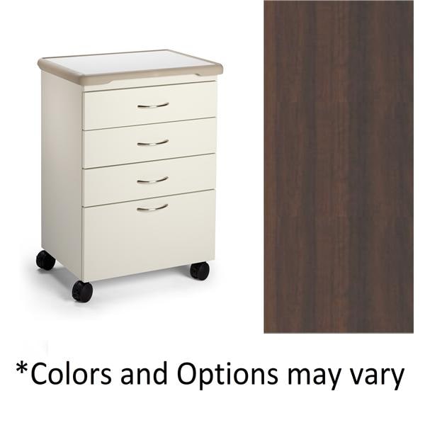 Synthesis Treatment Cart 3" Caster (3) 4" Drawer/(1) 8" Drawer