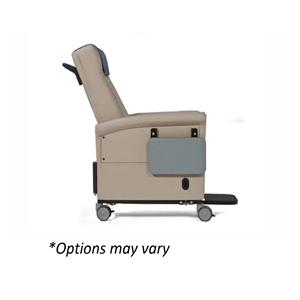 Ascent XL 66 Series Bariatric Recliner 500lb Capacity Manual Gray Ea