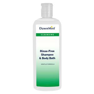 DawnMist Rinse Free Shampoo/Wash Alcohol Free 2oz Fresh Scent 144/Ca