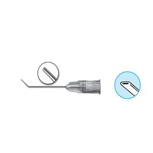 Cannula Nucleus Hydrodissector 27gx1" 7mm Angled/Flattened Tip 10/Bx