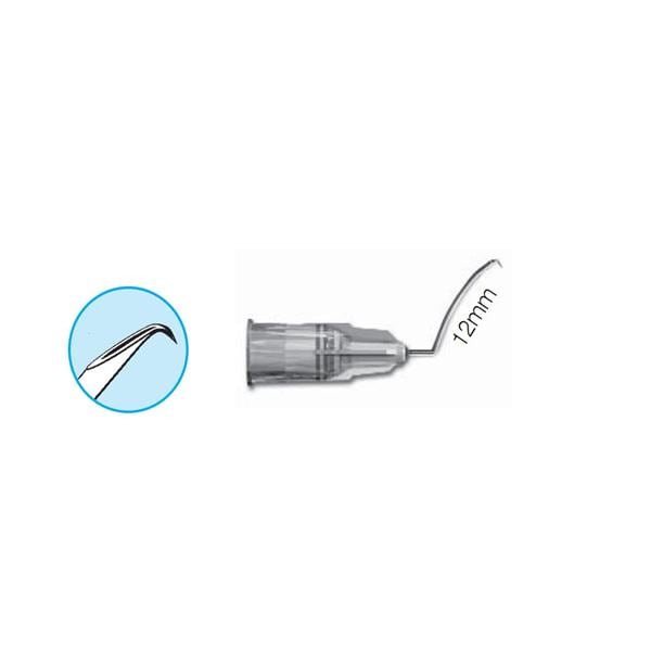 Cannula Irrigating Cystotome 25gx5/8" 12mm Formed Tip 10/Bx