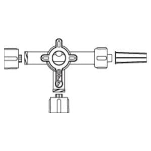 4-Way Stopcock Extended Male Luer Lock Not Made With Natural Rubb...