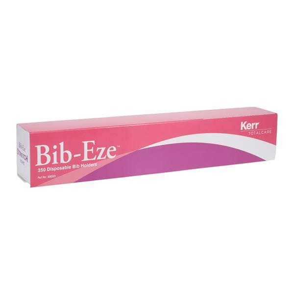 Bib-Eze Bib Holder Adhesive Ends White Plastic Disposable 250/Pac...