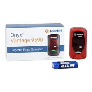 OnyxVantage Model 9590 LED Pulse Oximeter Adult/Pediatric AAA Bat...