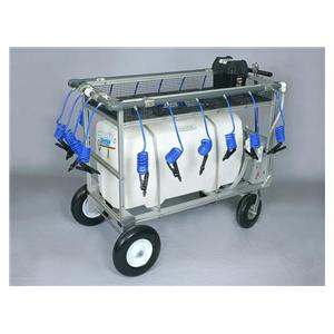 Team Manager Hydration Cart Aluminum With 50 Gallon Tank/16 Nozzles