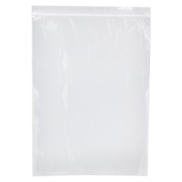 DawnMist Zip Plastic Bag 6x8" White Block 1000/Bx