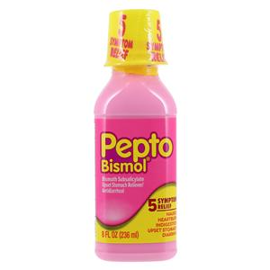 Pepto-Bismol Liquid 525mg 8oz/Bottle, 12 BT/CA