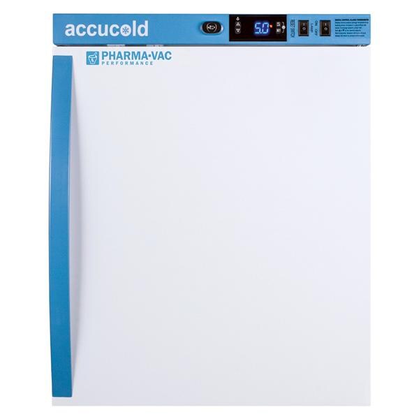 Accucold Performance Series Vaccine Refrigerator 1 Cu Ft Solid Do...
