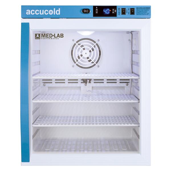 Accucold Performance Series Laboratory Refrigerator 1 Cu Ft Glass...