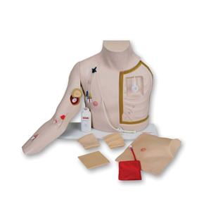 Chester Chest Vascular Access Trainer Torso Light Skin With Right...