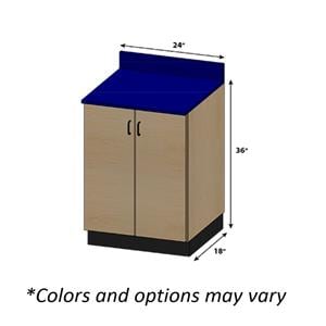 Stor-Edge Base Cabinet Oak Wood Ea