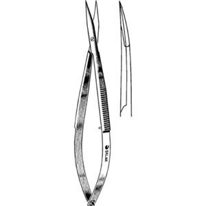 Westcott Tenotomy Scissors Curved 4-1/4" Stainless Steel Non-Sterile Reusable Ea