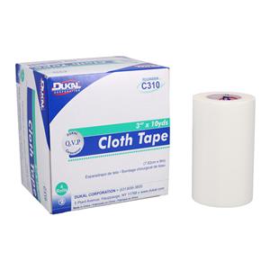 Surgical Tape Cloth 3"x10yds White Non-Sterile 4/Bx