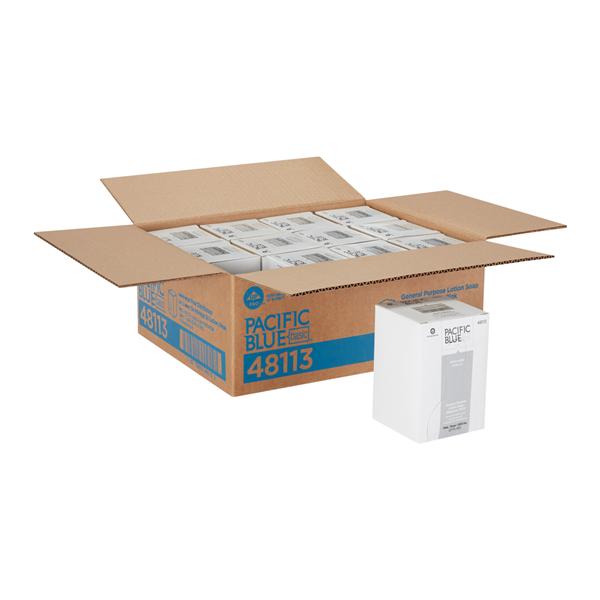 Pacific Blue Basic General Purpose Lotion Soap 800mL Dspnsr Rfl Almnd 12/Ca