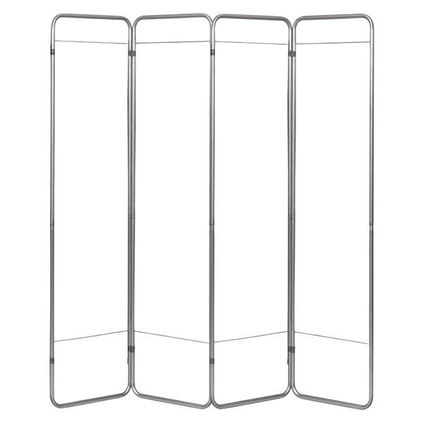 Privacy Screen Anodized Aluminum 4-Section Ea