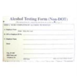 Non-DOT Alcohol Testing Form 100/Pk