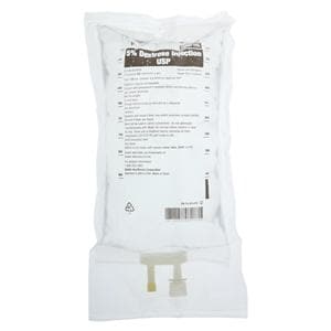 Injection Bag Dextrose 5% 1000mL Viaflo Ea, 10 EA/CA