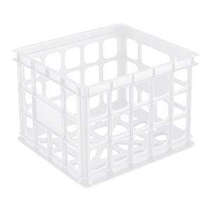 Sterilite Storage Box Clear Plastic With Clip Lid 11x6-5/8x5-3/8" 8/Pk