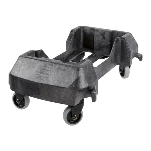 Dly Trnsprt Slm Jim Rsn 23.86x14.71x12.97" f/ 16 & 23g Trashcans Blk 2/Pk