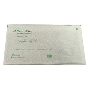 Mepitel Ag Silver Sulfate Contact Layer Dressing 8x20" Sterile Sq Slcn Adh Wt