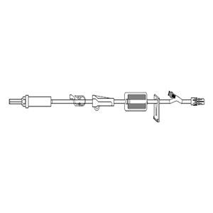 IV Administration Set Needleless Y-Injection Site 105" 20 Drop/mL 18mL 50/Ca