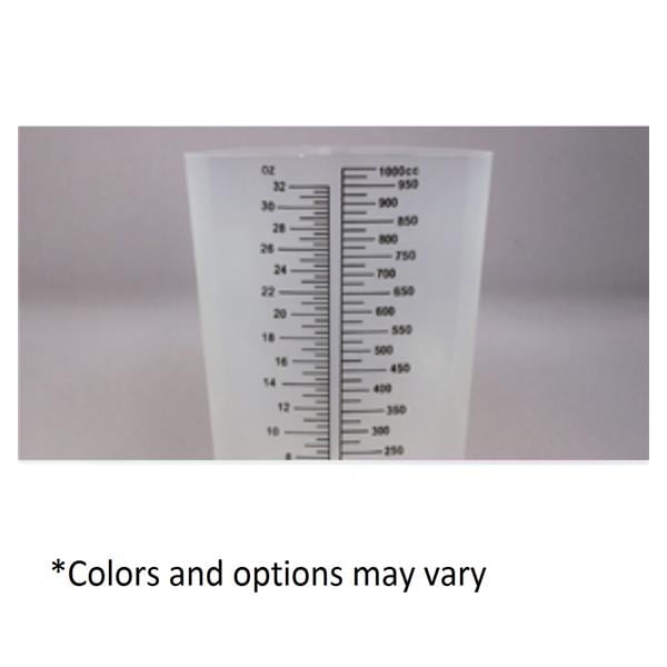 Container Beaker Polypropylene Colorless 1000mL 200/Case