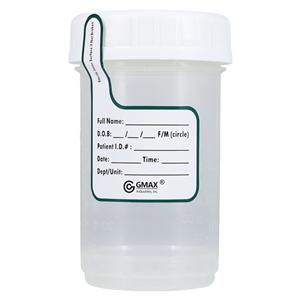 Pneu-Tube Specimen Container 120mL Plastic Sterile Inner Surface 300/Ca