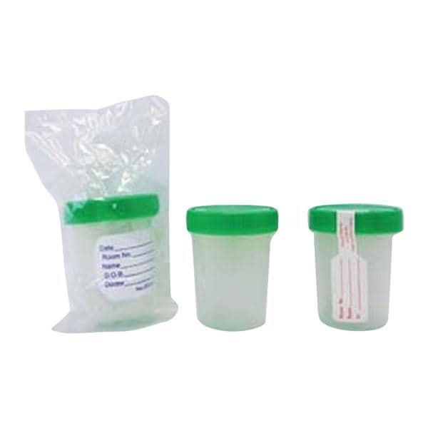 Pneu-Tube MAX Specimen Container 90mL Plastic Sterile Inner Surfa...