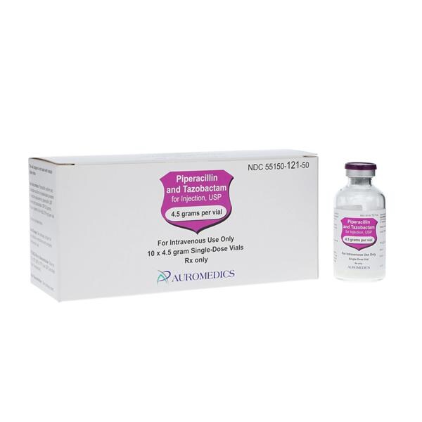 Piperacillin/Tazobactam Injection 4.5gm/vl Powder SDV 10/Package