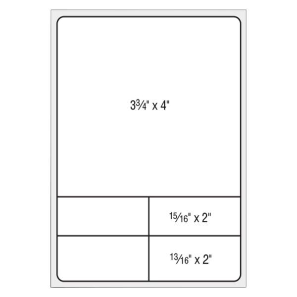 Thermal Printer Label Blank White 5-1/2x4" 600/Rl