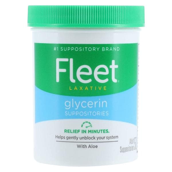 Fleet Adult Suppository 50/Box, 12 BX/CA
