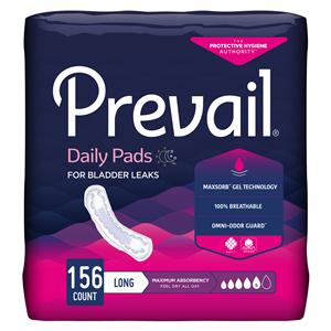 Prevail Bladder Control Pad Female Adult 13" One Size Fits Most P...