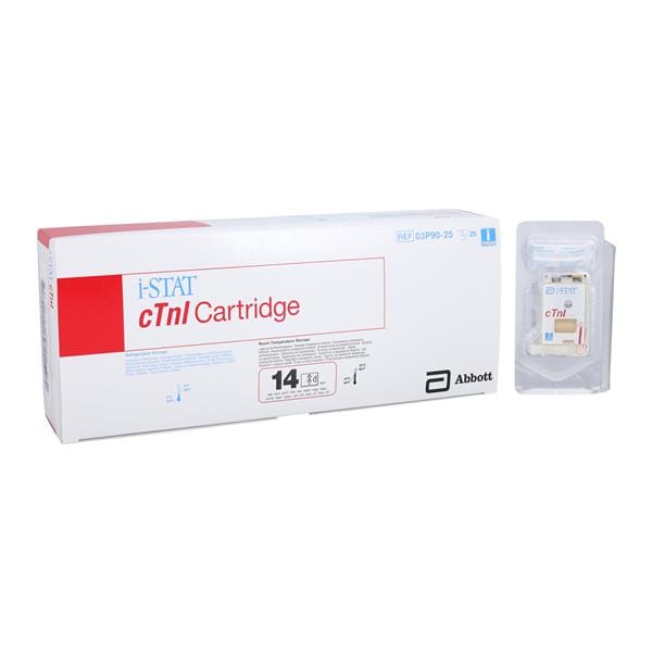 i-STAT Troponin I Test Cartridge Moderately Complex 25/Bx