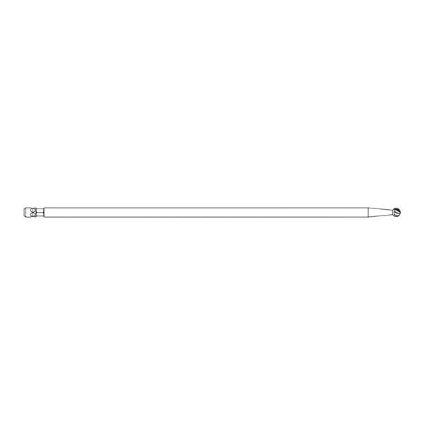 Bur High-Speed 3.0x3.0mm Round Ea