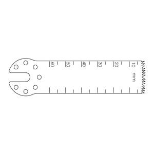 Blade Bone Saw 60.0x19.5mm Large Ea