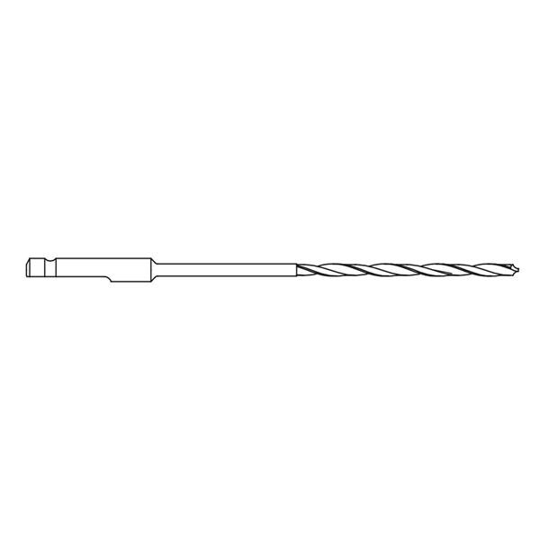 Twist Drill Quick Connect 2.4x100mm Ea