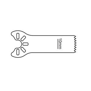 Blade Bone Saw 25.0x9.0mm Sagittal Small Ea