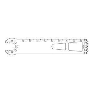 Blade Bone Saw 90x19 mm Sagittal/Occipital Large Ea