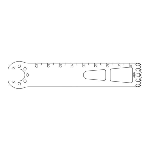 Blade Bone Saw 90x19 mm Sagittal/Occipital Large Ea