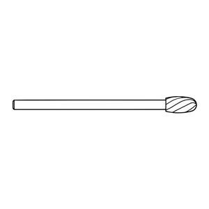 Micro Bur Bone 4.0x8.0mm Oval Each