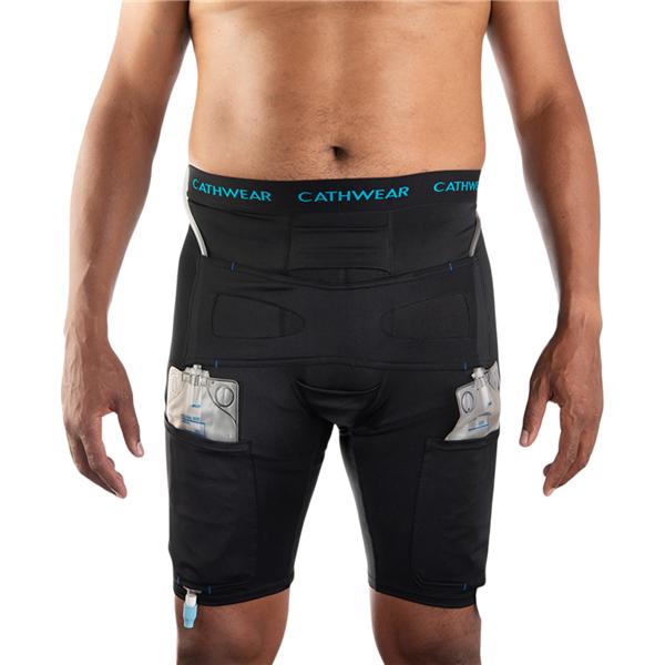 Catheter Undergarment Medium Black Unisex Ea