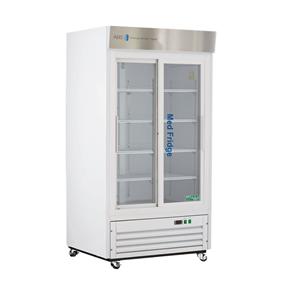 Standard Laboratory/Pharmacy Refrigerator 33 Cu Ft 2 Glass Doors...