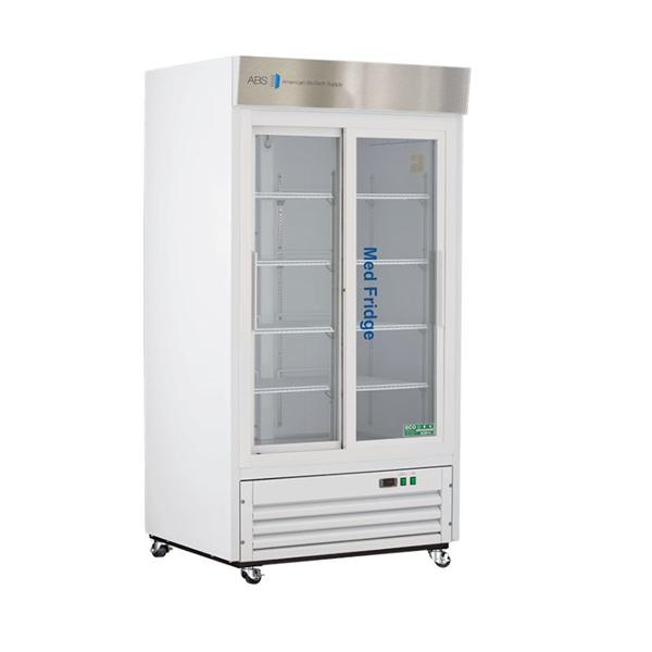 Standard Laboratory/Pharmacy Refrigerator 33 Cu Ft 2 Glass Doors...