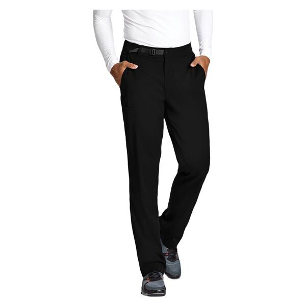 Greys Anatomy Stretch Wesley Scrub Pant 4 Pockets Small Black Mens Ea