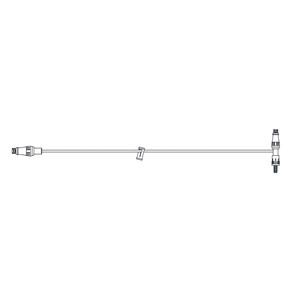 MicroClave IV Extension Set Needle-Free 7" Tubing Rotating Male Luer 50/Ca