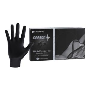 Carbon Air Nitrile Exam Gloves Small Standard Black Non-Sterile