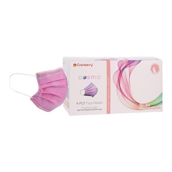 Cosmo Mask ASTM Level 3 Stellar Purple 50/Bx, 8 BX/CA