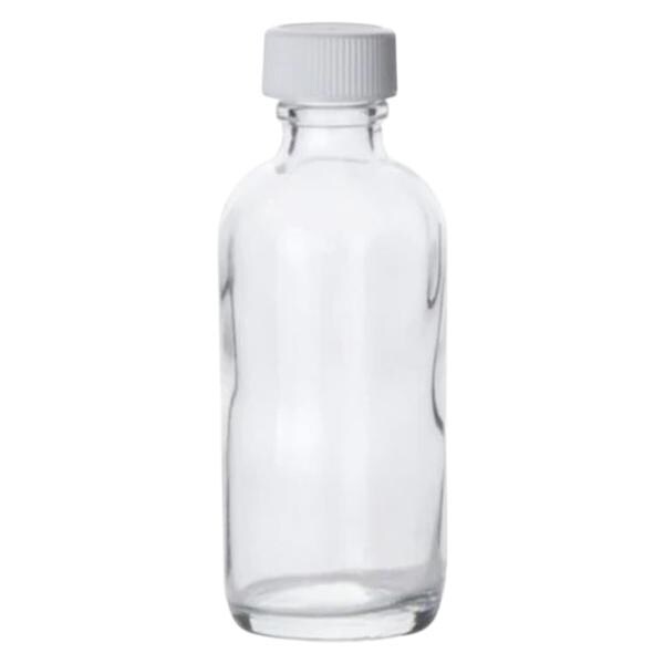 Boston Round Bottle Soda-Lime Glass 60mL 2 oz 24/Ca