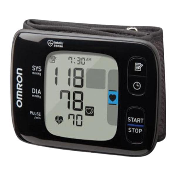 7 Series Blood Pressure Monitor Black/Gray Wrist Digital LCD Disp...